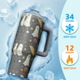 thumbnail image 4 of 30 oz Halloween Spider Witch Tumbler Insulated Stainless Tumbler, Cute Pumpkin Coffee Cup Water Bottle, Spooky Holiday Gift, 4 of 5