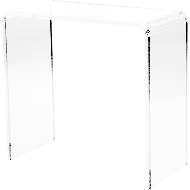 Plymor Clear Acrylic Vertical Rectangular Display Riser 12 H X 12 W X 6 D 3 8 Thick Walmart Com
