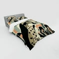 thumbnail image 2 of Ambesonne Cheetah Bedding Set 4 Pcs, Mid Century Modern Minimal, Queen, Peach Grey Teal and Eggshell, 2 of 2