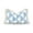 Baby Blue Scale Motif 12"x20", variant on Hofdeco Premium Coastal Hampton Style Patio Indoor Outdoor Pillow Cover Only, 20"x20" Water Resistant for Backyard, Couch, Baby Blue Scale Motif Fringe