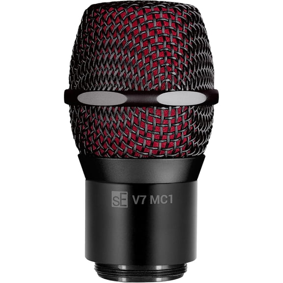sE Electronics V7 Mic Capsule, Supercardioid for Shure Wireless Black MP03 pouch