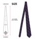 thumbnail image 2 of Balery Winter Skiing Snowflakes Corbata Clásica de Seda para Hombre, Corbata Tejida Jacquard, Corbatas Formales para Negocios y Bodas, 2 of 7