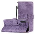 thumbnail image 1 of Compatible avec Motorola Moto One Action Étui Papillon Embossé avec Portefeuille et Support, 1 of 5