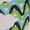 Chevron Sky - Blue, variant on 100% Cotton Women Pajama Capri Pants Sleepwear (Grey, Large)