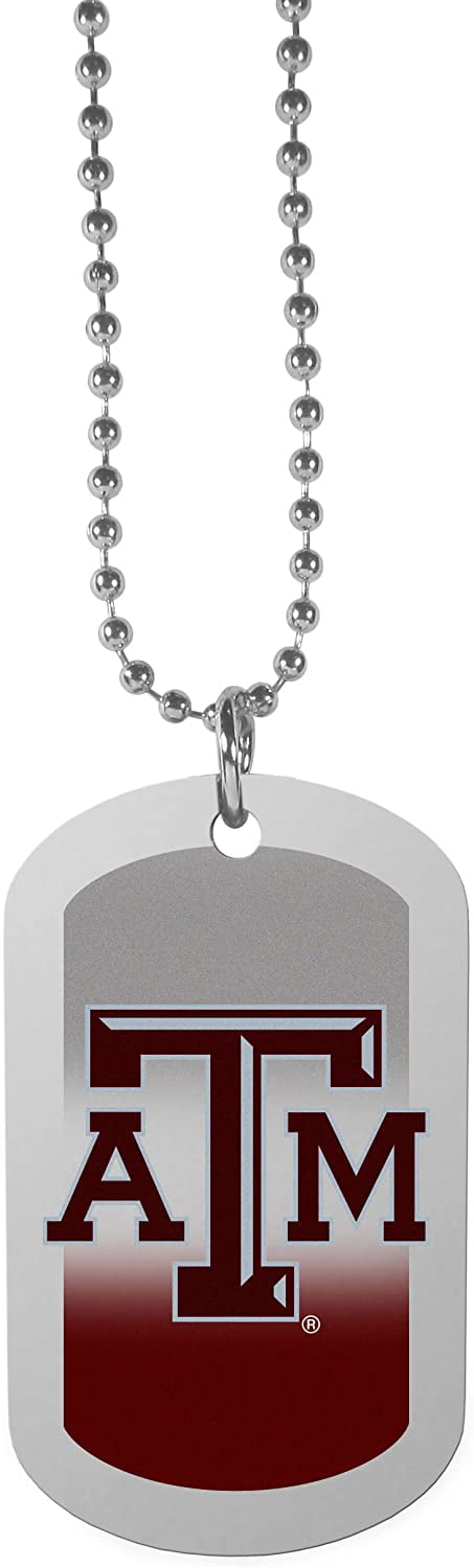 NCAA Siskiyou Sports Fan Shop Wisconsin Badgers Team Tag Necklace 26 inch Team Color 