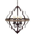 thumbnail image 6 of WAMPAT Industrial Pendant Lighting Fixture, Flexible Chandelier Hanging ，5 Light Ceiling Lamp, 6 of 6