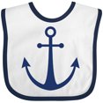 thumbnail image 3 of Inktastic Anchor Nautical Boys or Girls Baby Bib, 3 of 4