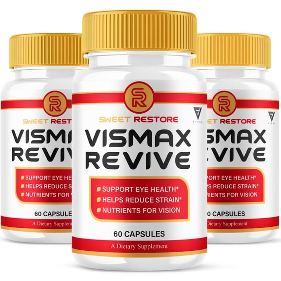(3 Pack) VisMax Revive Advanced Overall Vision & Wellness Support (180 Capsules)