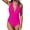 Hot Pink, variant on Vedolay Women Swimsuits Women's One Piece Swimsuit Plunge Neckline Cutout Criss Cross Bathing Suit,Green M