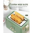 thumbnail image 5 of 2 Slice Toaster - Retro Style with LED Display, 5 of 6