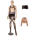 thumbnail image 5 of Anime Levi Ataque Eren Titan Cosplay Traje Chaqueta Cinturones Shingeki no Kyojin Cosplay Capa Disfraz Legión Abrigo Chaquetas Halloween, 5 of 5