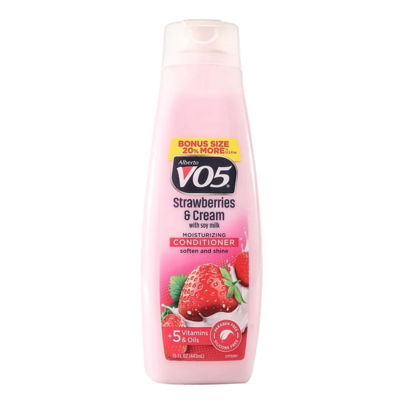 Alberto Vo5 Acondicionador de leche humectante fresas y crema 15 onzas