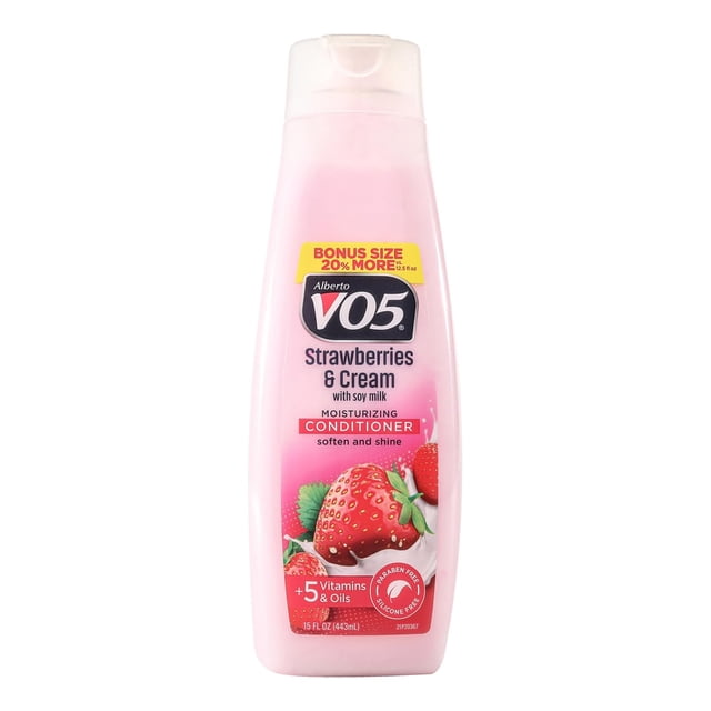 Alberto Vo5 Acondicionador de leche humectante fresas y crema 15 onzas
