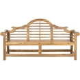 thumbnail image 3 of Safavieh Patio Collection Felicity Adirondack Acacia Wood Bench, Natural, 3 of 4