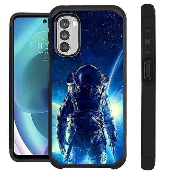 Compatible with Motorola Moto G Stylus 4G 2022 Hybrid Fusion Guard Phone Case Cover (Astronaut)