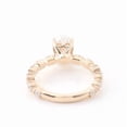 thumbnail image 5 of solitaire jewels 1.75CT Oval Moissanite Solitaire Engagement Ring For Women, 14K Yellow Gold, 5 of 6