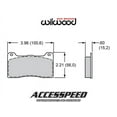 thumbnail image 2 of Wilwood 150-8946K BP-10 Metallic Composite Brake Pad Set, Pad #7816 DynaPro Radial, NDL, 2 of 2