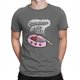 thumbnail image 5 of Camisetas de algodón puro para hombre, camisetas de cuello redondo, camisetas rosas A-Ariel de manga corta para adultos., 5 of 7