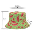 thumbnail image 2 of Clearance Baberdicy Hat Big Deal Sun Hat Double Sided Fisherman Hat Womens Spring and Summer Basin Hat Watermelon Printing Womens Outdoor Hat Sunscreen, 2 of 4