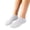 White, variant on Gsakboxl Under $5 Socks for Women 1 Pair Women Cotton Low Cut No Show Socks, Casual Lightweight Invisible Non-Slip Ankle Socks for Daily Use