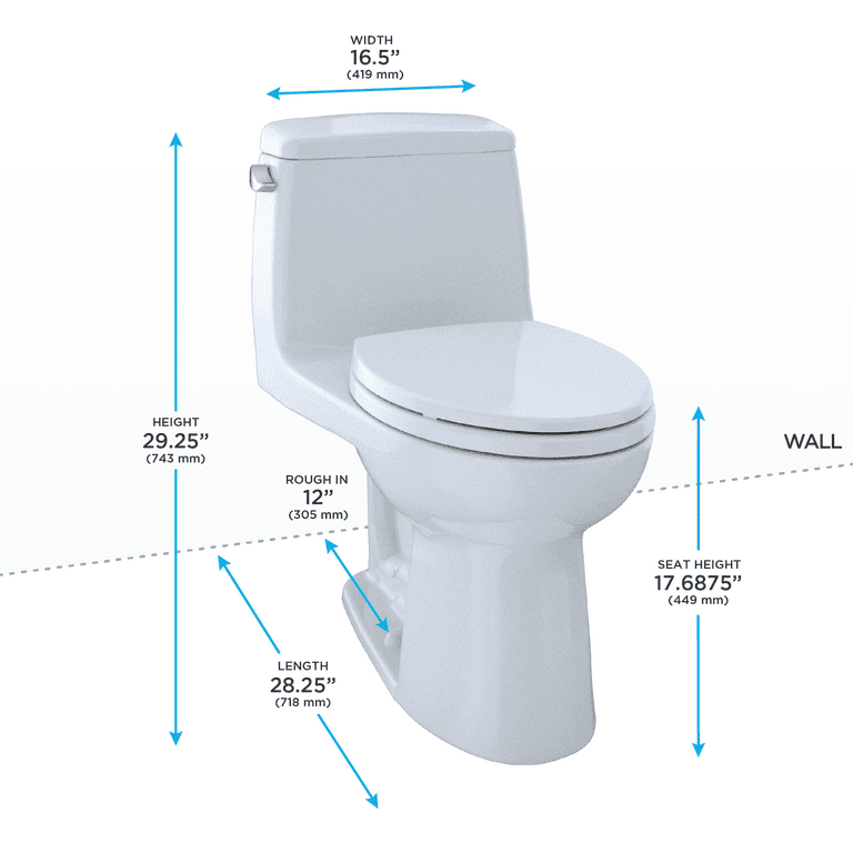 TOTO® Eco UltraMax® One-Piece Elongated 1.28 GPF ADA Compliant 