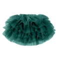thumbnail image 5 of Splozh Tutu Skirts for Toddler Girls Christmas Girls Layered Tutu Skirt Dance Dress Ruffle Tiered Clubwear Toddler Tutu Girls Clothes Dark Green,7-8 Years, 5 of 8