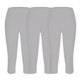 thumbnail image 5 of Yubnlvae Women's Yoga Pants Set 2025 3-Piece High Waist Yoga Set - Hollow Out Lightweight Lounge Pants - Comfortable Cotton Stretchy Trousers (S-XXXL) (Grey | S), 5 of 8