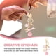 thumbnail image 3 of WORGEOUS Keychain de diseño de postres adorable llavero colgante exquisito elementos de pastel llavero, 3 of 8