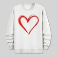 thumbnail image 5 of BEFOKA Mens Long Sleeve Shirts Crewneck Sweatshirt Valentine'S Day Love Heart Printed Golf Pullovers Men Fall Tops Work Blouses Graphic Tshirts Family Tops Blouse, 5 of 6