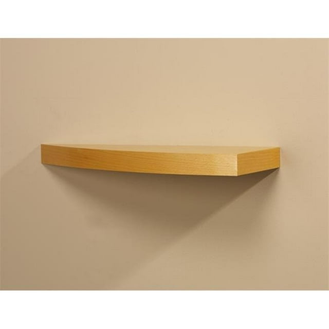 Amore Designs GRD1024BE Wood Shelving Grande Beech Curved Shelf