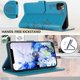 thumbnail image 3 of SZTXJ Case for iPhone 12 Pro Max, Leather Wallet Flip Case Cover Shell for Apple iPhone 12 Pro Max (Blue), 3 of 5
