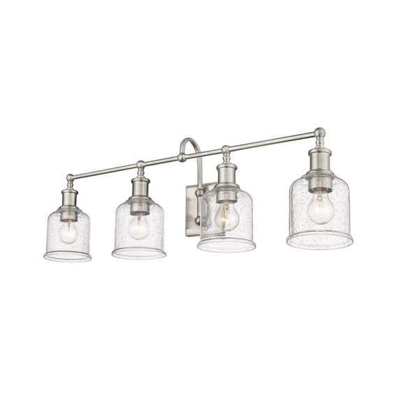 734-4V-BN-Z-Lite-Bryant - 4 Light Bath Vanity In Transitional Style-12.25 Inches Tall and 32 Inches Wide-Brushed Nickel Finish