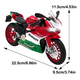 thumbnail image 3 of Ducati 1199 Moto Escala 1:12 Juguete Con Luz Y Base Regalo colores Xtellar rojo, 3 of 4