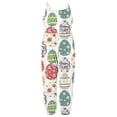 thumbnail image 4 of Summer Savings Clearance! Yievot 1-6Y Easter Rompers For Toddler Baby Girls Eggs Print Playsuit Strap Summer Holiday Jumpsuit Outfits Clothes, 4 of 6
