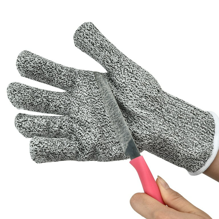 Knife Proof Gloves 1 Pair Of 5- Anti Cut Cut KnifE Proof Kitchen Gloves S  20cm