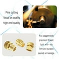 thumbnail image 5 of YOUHO (2-Pack) 3/4 GHT Male x 1/2 NPT Male Connector, Brass Garden Hose Fitting, Industrial Metal Brass Garden Hose to Pipe Fittings Connect, Garden Hose Extension Repair Fitting., 5 of 6