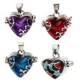 thumbnail image 1 of 4 Pièces Émail Urn Fs Human Ash Jewelry Souvenir Pendentif, 1 of 8