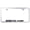 Silver, variant on Cadilac Escalade Laser Etched Logo Cut-Out License Plate Frame (Pink)