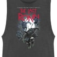 thumbnail image 2 of Junior's Teenage Mutant Ninja Turtles The Last Ronin Issue 4 Large Cover  Festival Muscle Graphic Tee Charcoal X Small, 2 of 4