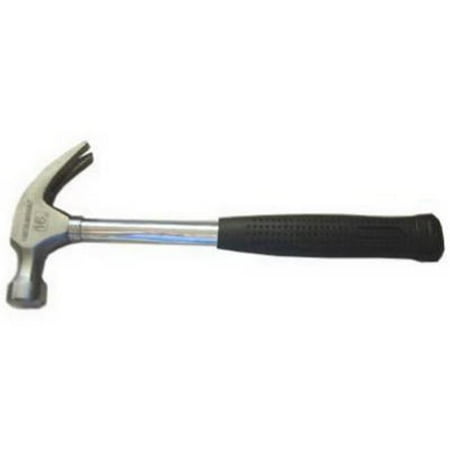 Black Tubular Steel - 16 oz. Curved Claw Hammer With Steel Tubular Handle