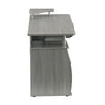 thumbnail image 3 of Complete Computer Workstation Desk with Storage, Grey, 3 of 9