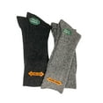 thumbnail image 1 of Sierra Socks Wool Diabetic Men 2 Pairs Socks (Black/Charcoal, Large), 1 of 5