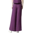 thumbnail image 2 of See U Soon womens  Linen-Blend Wide Leg Pant, m, Purple, 2 of 3
