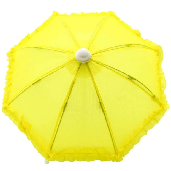Yellow Umbrella with Ruffle 5" (Each)