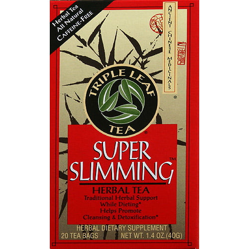 Triple Leaf Tea Super Slimming Herbal Tea, 1.4 oz, (Pack of 6