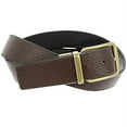 Coach Wide Hardness CutToSize Reversible Pebble Leather Belt (Black