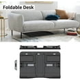 thumbnail image 4 of Laptop Desk for Bed, Lap Desks Trays with Double Storage Drawers, Adjustable Premium Leather Laptop Stand with Extra Drawstring Bag, Foldable Lap Table for Eating, Working, Writing and Drawing, 4 of 4