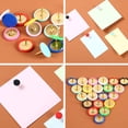 thumbnail image 2 of OUNONA Colorful Plastic Push Pin 300Pcs for Corkboard Use and Document Fixing, 2 of 6