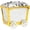 White, variant on Ulxkmt White Mine Cart Ornament Tabletop Photo Prop Home Decor 1Pc
