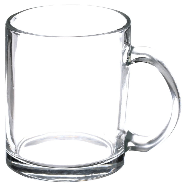 Wholesale 11oz Sublimation Blanks Clear/Frosted Glass Mug with Handle